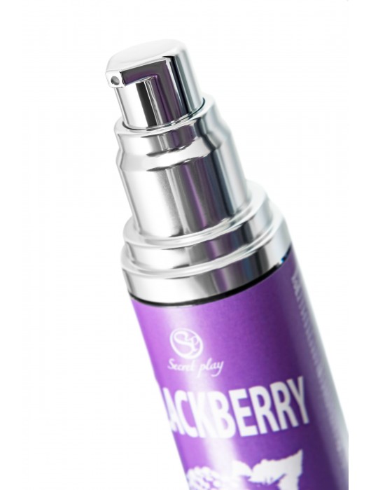 Массажное масло 2-в-1 Blackberry Hot Effect с разогревающим эффектом и вкусом ежевики - 50 мл. - Secret Play - купить с доставкой в Калининграде