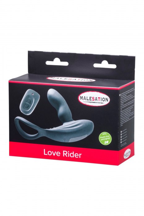 Стимулятор простаты с эрекционным кольцом Love Rider - MALESATION - в Калининграде купить с доставкой