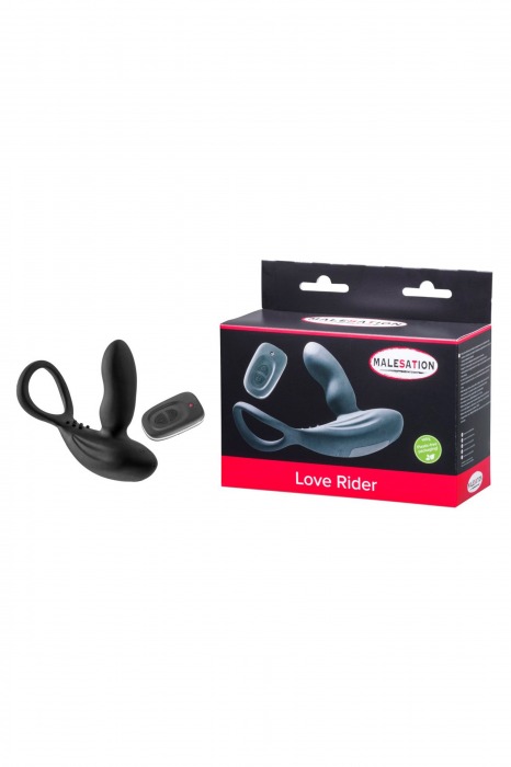 Стимулятор простаты с эрекционным кольцом Love Rider - MALESATION - в Калининграде купить с доставкой