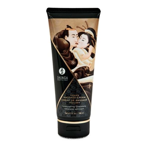 Массажный крем для тела с ароматом шоколада Intoxicating Chocolate - 200 мл. - Shunga - купить с доставкой в Калининграде