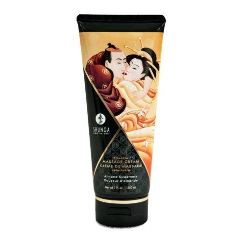 Массажный крем для тела с ароматом миндаля Almond Sweetness - 200 мл. - Shunga - купить с доставкой в Калининграде