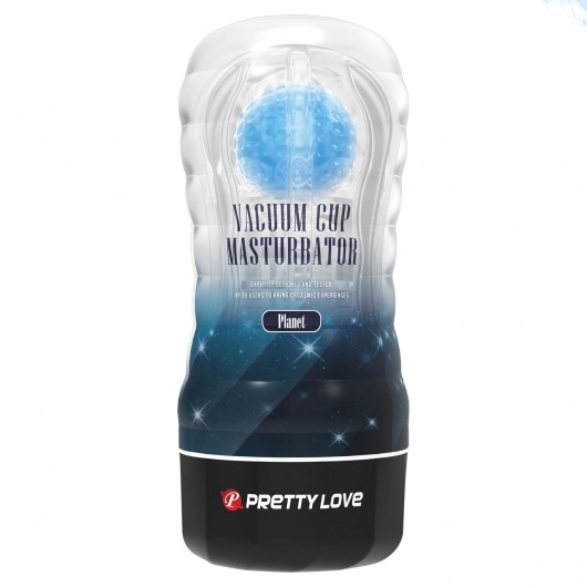 Прозрачный текстурированный мастурбатор Vacuum Cup Masturbator Planet - Baile - в Калининграде купить с доставкой