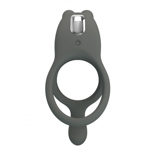 Серое эрекционное виброкольцо Dwayne - Baile - в Калининграде купить с доставкой