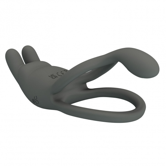 Серое эрекционное виброкольцо Dwayne - Baile - в Калининграде купить с доставкой