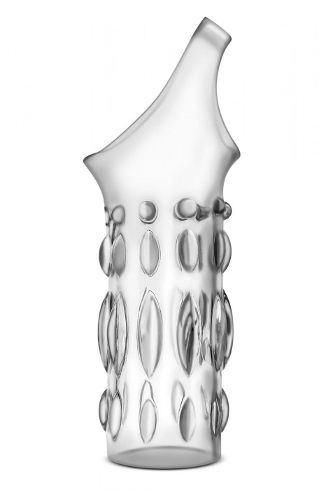 Прозрачная насадка на пенис Stretchy Studded Penis Sleeve Ring - Blush Novelties - в Калининграде купить с доставкой