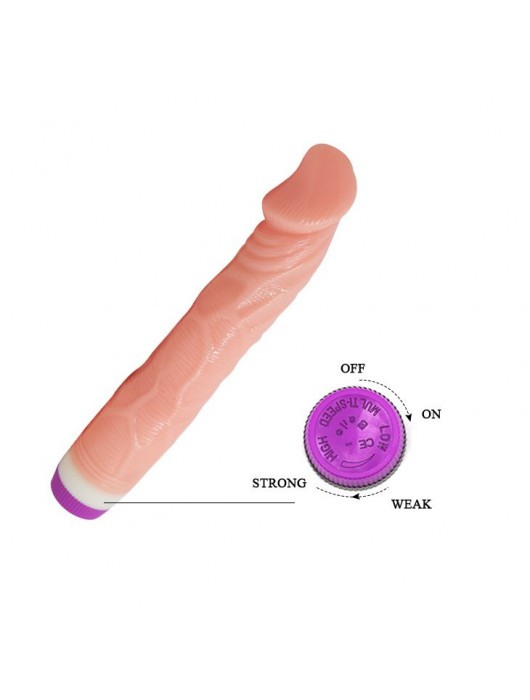 Реалистичный вибратор Pleasure - 22,6 см. - Baile