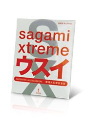 Ультратонкий презерватив Sagami Xtreme SUPERTHIN - 1 шт. - Sagami - купить с доставкой в Калининграде