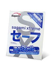Презерватив Sagami Xtreme Ultrasafe с двойным количеством смазки - 1 шт. - Sagami - купить с доставкой в Калининграде