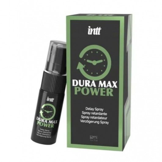 Пролонгирующий спрей Dura Max - 12 мл. - INTT - купить с доставкой в Калининграде