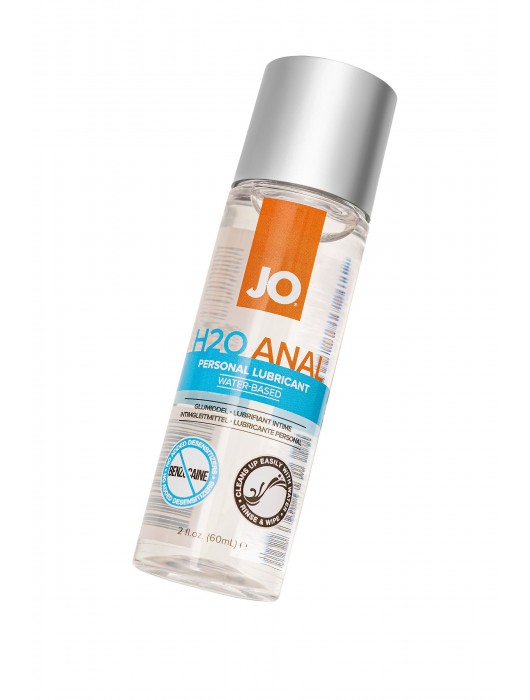 Анальный лубрикант на водной основе JO Anal H2O - 60 мл. - System JO - купить с доставкой в Калининграде
