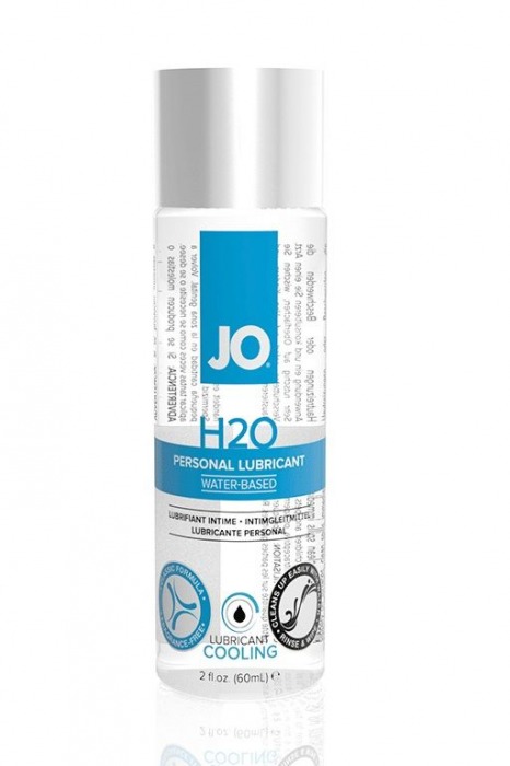 Охлаждающий лубрикант на водной основе JO Personal Lubricant H2O COOLING - 60 мл. - System JO - купить с доставкой в Калининграде