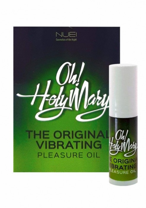 Масло унисекс с эффектом вибрации Oh! Holy Mary - 6 мл. - Nuei cosmetics - купить с доставкой в Калининграде