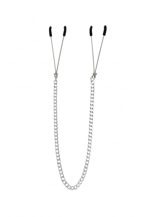 Зажимы на соски «Вилки» на цепочке - Pecado - купить с доставкой в Калининграде