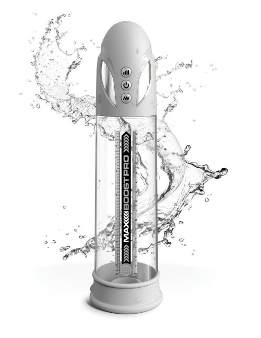Белая вакуумная автоматическая помпа Max Boost Pro Flow - Pipedream - в Калининграде купить с доставкой