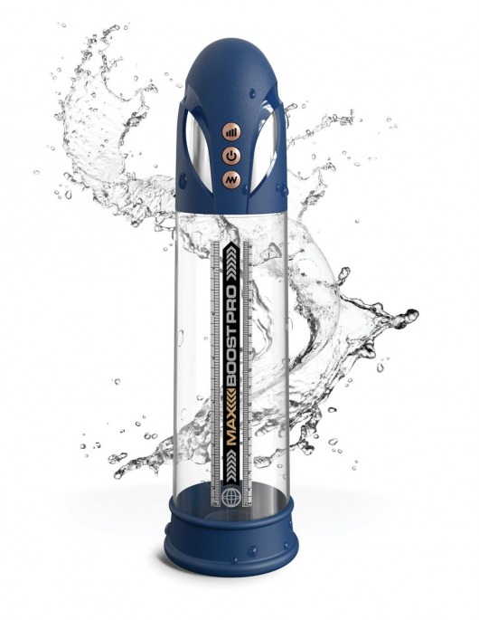 Синяя вакуумная автоматическая помпа Max Boost Pro Flow - Pipedream - в Калининграде купить с доставкой