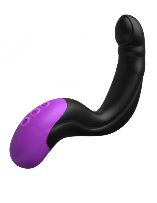 Черно-фиолетовый вибромассажёр простаты Hyper-Pulse P-Spot Massager - Pipedream - в Калининграде купить с доставкой