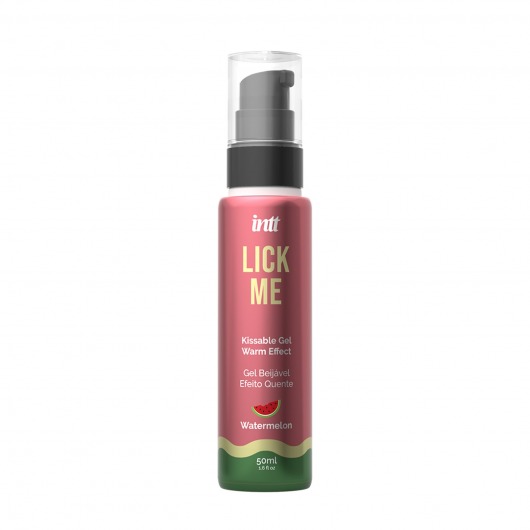 Гель Lick Me с согревающим эффектом и ароматом арбуза - 50 мл. - INTT - купить с доставкой в Калининграде