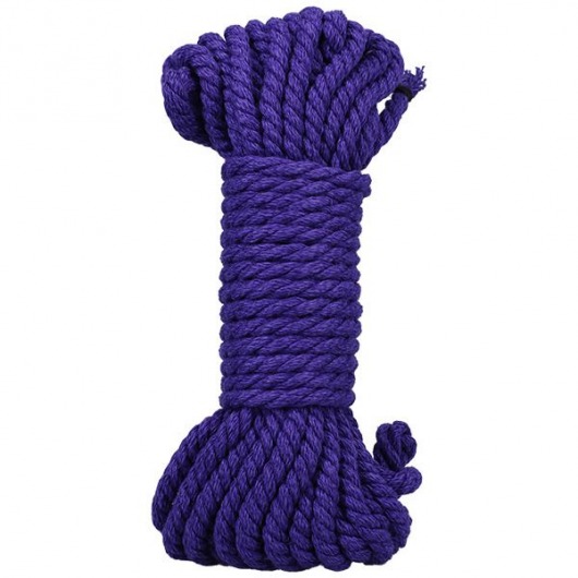 Фиолетовая верёвка для связывания и фиксации Bind Tie - 9,14 м. - Doc Johnson - купить с доставкой в Калининграде
