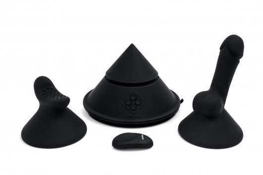 Конусный вибромассажер Cowgirl Cone с 2 насадками - CowGirl - купить с доставкой в Калининграде