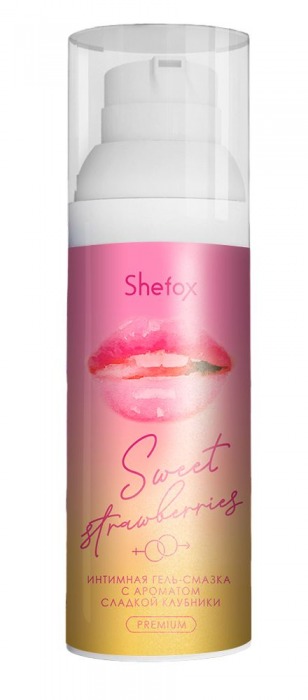 Интимная гель-смазка Shefox Premium «Сладкая клубника» - 50 мл. - Shefox - купить с доставкой в Калининграде