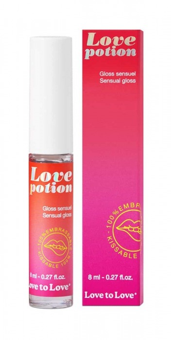 Возбуждающий блеск для губ Love Potion - 8 мл. - Love to Love - купить с доставкой в Калининграде