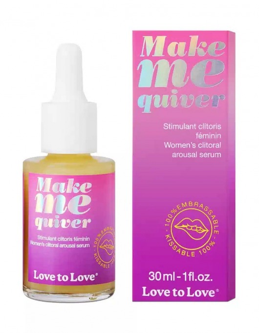 Возбуждающие капли для клитора Make Me Quiver - 30 мл. - Love to Love - купить с доставкой в Калининграде