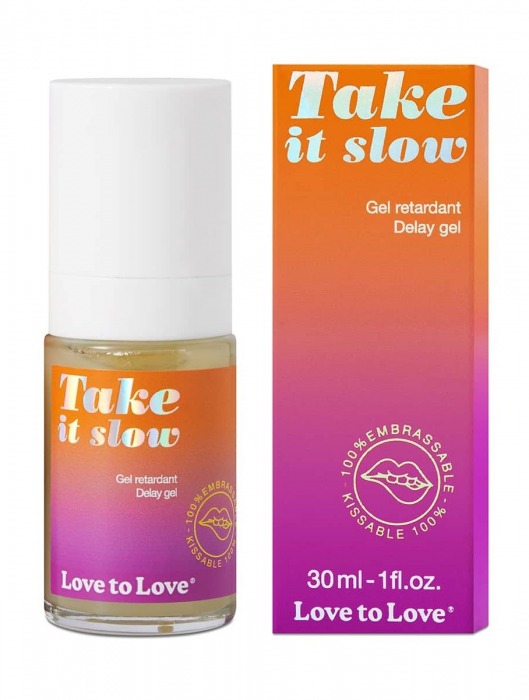 Пролонгирующий гель для мужчин Take It Slow - 30 мл. - Love to Love - купить с доставкой в Калининграде