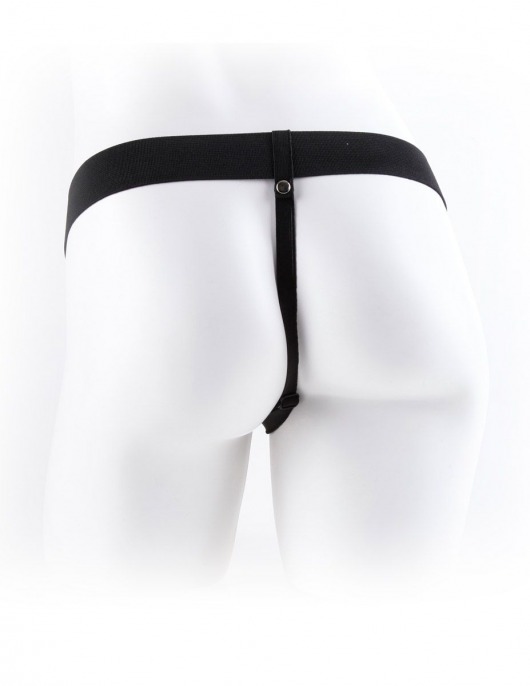 Полый страпон телесного цвета Hollow Strap-On with Balls - 24 см. - Pipedream - купить с доставкой в Калининграде