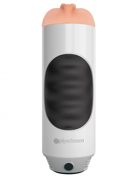 Мастурбатор-вагина Extreme Toyz Mega Grip Vibrating Stroker Mouth - Pipedream - в Калининграде купить с доставкой