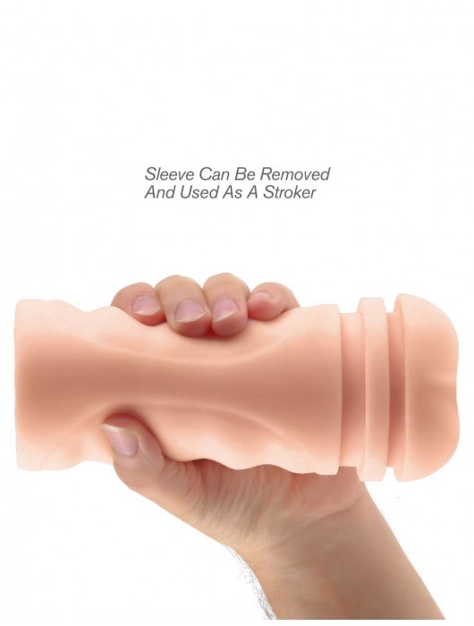 Мастурбатор-вагина Extreme Toyz Mega Grip Vibrating Stroker Mouth - Pipedream - в Калининграде купить с доставкой