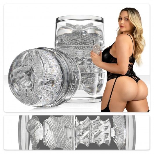 Прозрачный двусторонний мастурбатор Fleshlight Quickshot Mia Malkova - Fleshlight - в Калининграде купить с доставкой