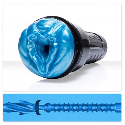 Мастурбатор-вагина Fleshlight Freaks Alien Blue Metallic - Fleshlight - в Калининграде купить с доставкой