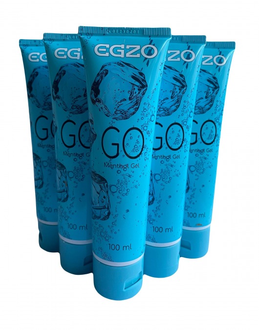 Набор из 5 пролонгирующих лубрикантов на водной основе Egzo Go (по 100 мл.) - EGZO - купить с доставкой в Калининграде