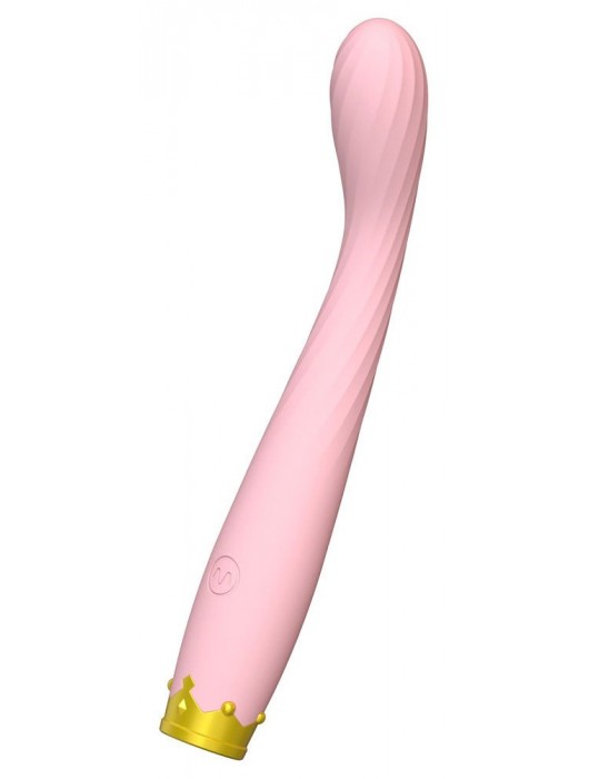 Розовый вибратор для точки G - 17,8 см. - Boys of Toys