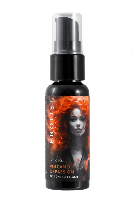 Гель с эффектом вибрации Volcano Of Passion со вкусом персика и маракуйи - 25 мл. - Erotist Lubricants - купить с доставкой в Калининграде