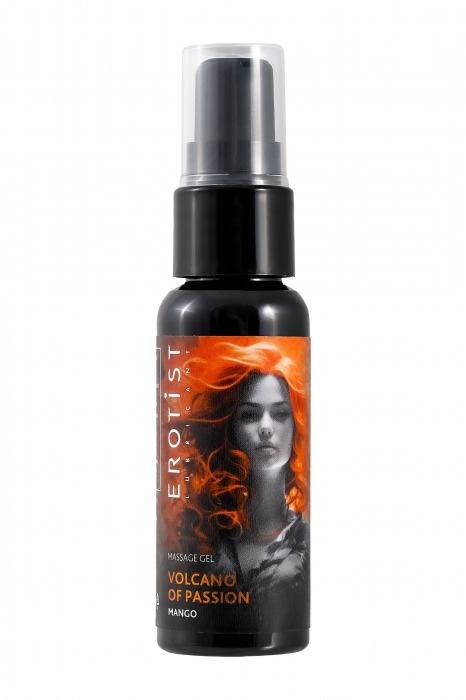 Гель с эффектом вибрации Volcano Of Passion со вкусом манго - 25 мл. - Erotist Lubricants - купить с доставкой в Калининграде