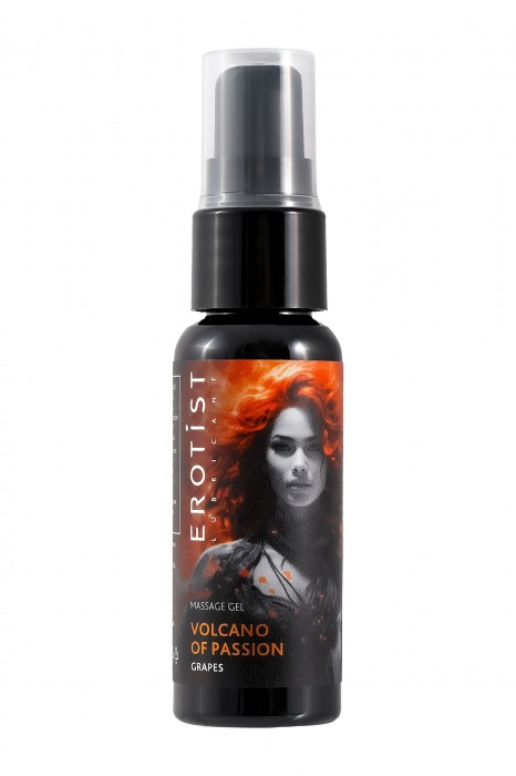 Гель с эффектом вибрации Volcano Of Passion со вкусом винограда - 25 мл. - Erotist Lubricants - купить с доставкой в Калининграде