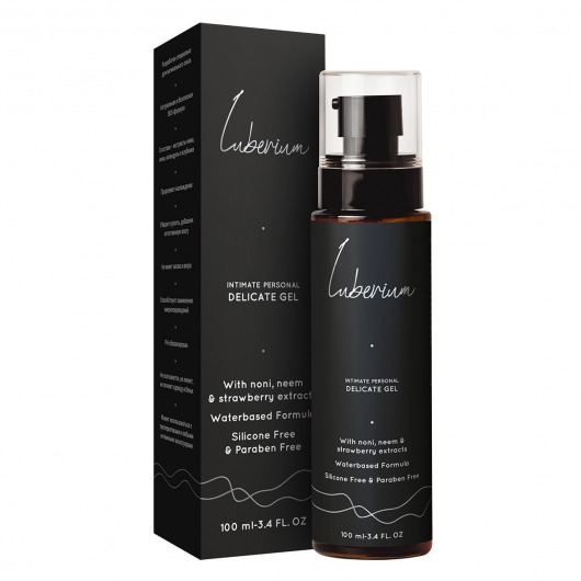 Интимный гель с экстрактами нони, нима и клубники Luberium Delicate Waterbased - 100 мл. - Luberium - купить с доставкой в Калининграде