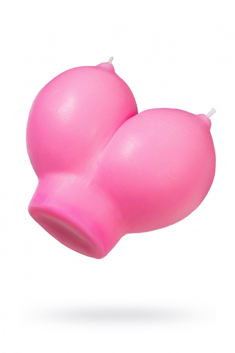 Розовая свеча «Сиськи» - 150 гр. - Pecado - купить с доставкой в Калининграде