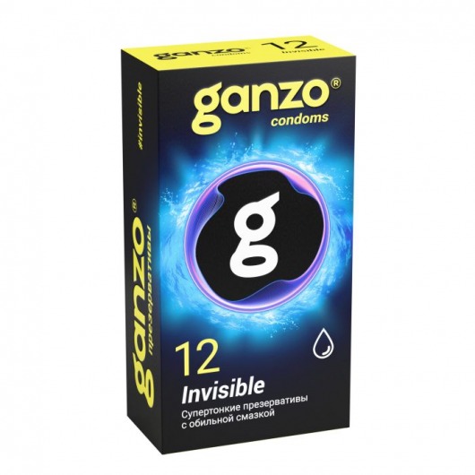 Супертонкие презервативы Ganzo Invisible - 12 шт. - Ganzo - купить с доставкой в Калининграде