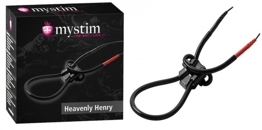 Эрекционное лассо для электростимуляции HEAVENLY HENRY - MyStim - купить с доставкой в Калининграде