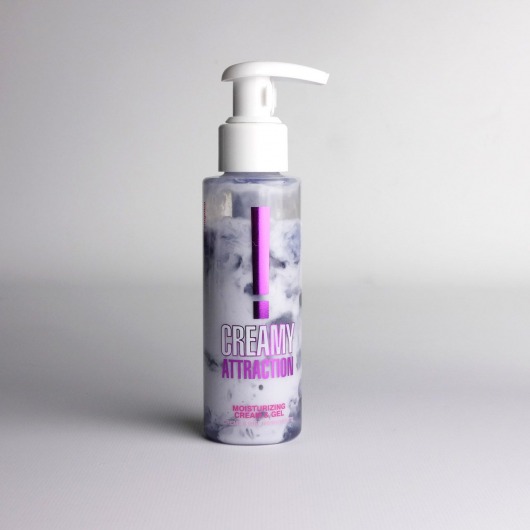 Увлажняющий крем-гель для тела с ароматом ежевики Creamy Attraction Blackberry - 100 мл. - INTT - купить с доставкой в Калининграде