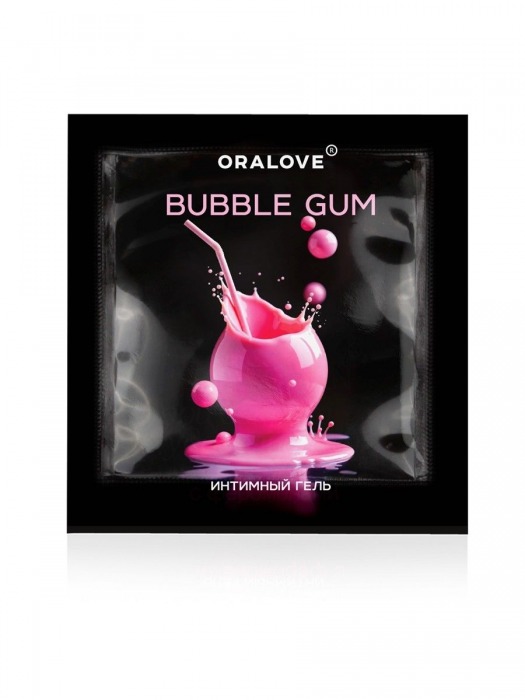 Саше съедобной оральной смазки OraLove с ароматом бабл-гам - 3 гр. - Биоритм - купить с доставкой в Калининграде
