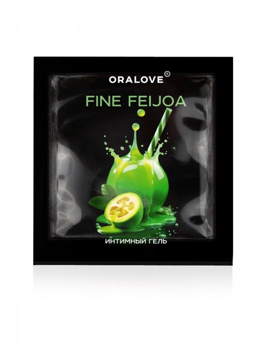 Саше съедобной оральной смазки OraLove с ароматом фейхоа - 3 гр. - Биоритм - купить с доставкой в Калининграде