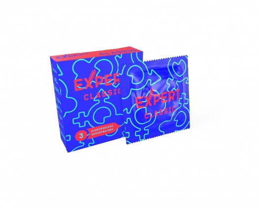 Классические презервативы Expert Classic - 3 шт. - Expert - купить с доставкой в Калининграде