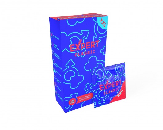 Презервативы увеличенного размера Expert Classic XXL - 15 шт. - Expert - купить с доставкой в Калининграде