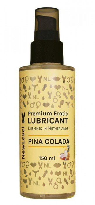 Ароматизированный лубрикант на водной основе NewLevel Pina Colada - 150 мл. - NewLevel - купить с доставкой в Калининграде