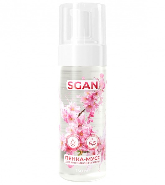 Пенка-мусс для интимной гигиены SGAN с пребиотиками - 150 мл. - SGAN - купить с доставкой в Калининграде