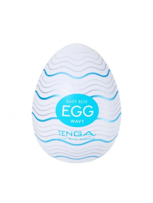 Мастурбатор-яйцо Tenga Egg Wavy - Tenga - в Калининграде купить с доставкой