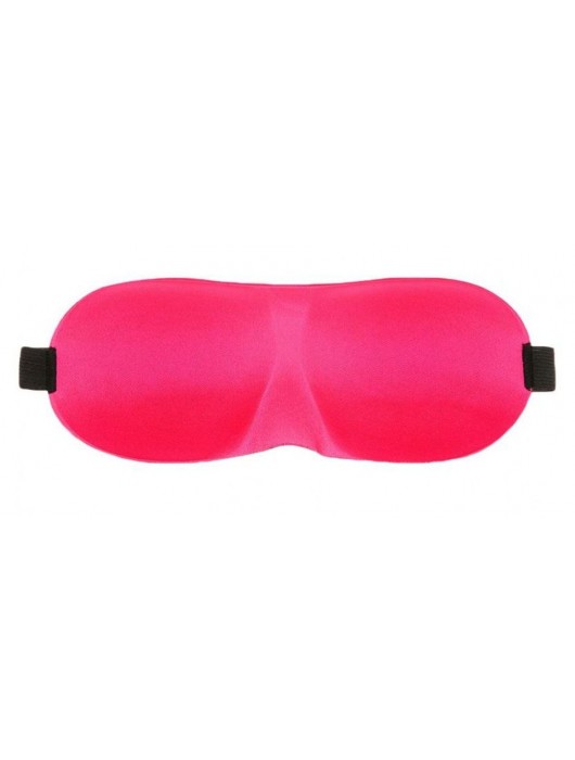 Розовая глухая маска на резинке - Sitabella - купить с доставкой в Калининграде